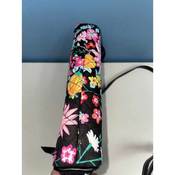 Vera Bradley Black Multi Floral Crossbody Purse (25513) - Picture 5 of 9
